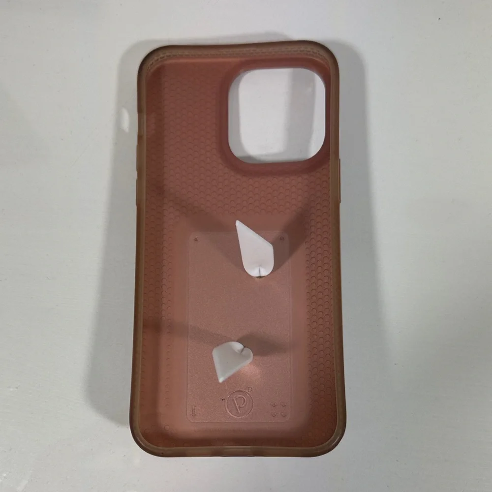 Loopy Case iPhone 14 Pro Max Metallic Pink Phone Case Righty